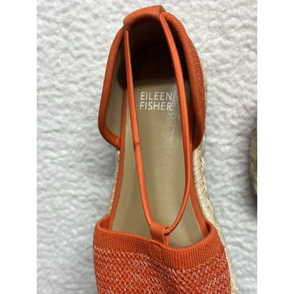 Eileen Fisher Sandals Womens 5.5 Magma Melange Stretch Mews Casual Espadrilles